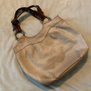 Leather Fossil Shoulder Bag